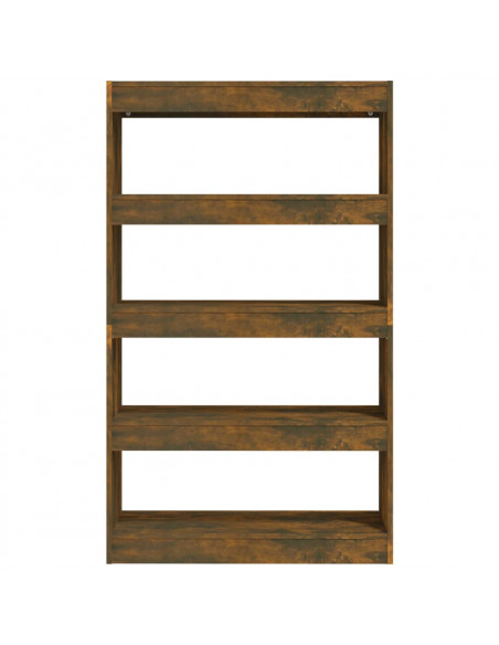 Libreria/Divisorio Rovere Fumo 80x30x135 cm in Truciolato