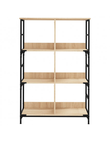 Libreria Rovere Sonoma 78,5x33x117,5 cm in Legno Multistrato