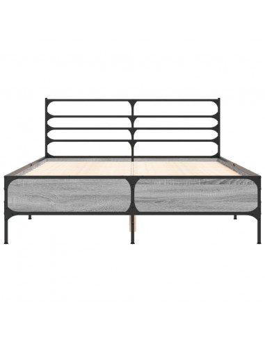 Giroletto Grigio Sonoma 120x200 cm in Legno Multistrato Metallo