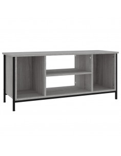 Mobile TV Grigio Sonoma 102x35x45 cm in Legno Multistrato 2