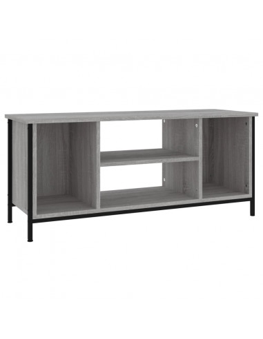 Mobile TV Grigio Sonoma 102x35x45 cm in Legno Multistrato
