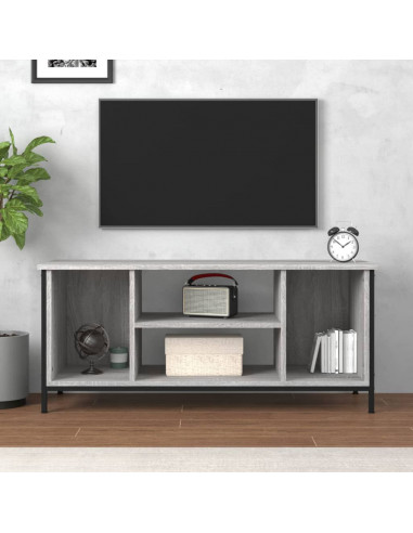 Mobile TV Grigio Sonoma 102x35x45 cm in Legno Multistrato
