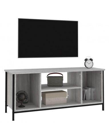 Mobile TV Grigio Sonoma 102x35x45 cm in Legno Multistrato