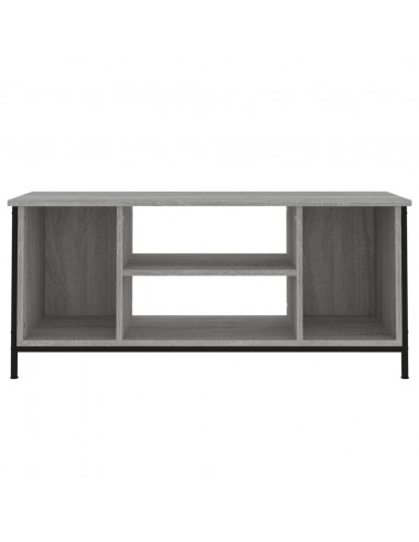 Mobile TV Grigio Sonoma 102x35x45 cm in Legno Multistrato
