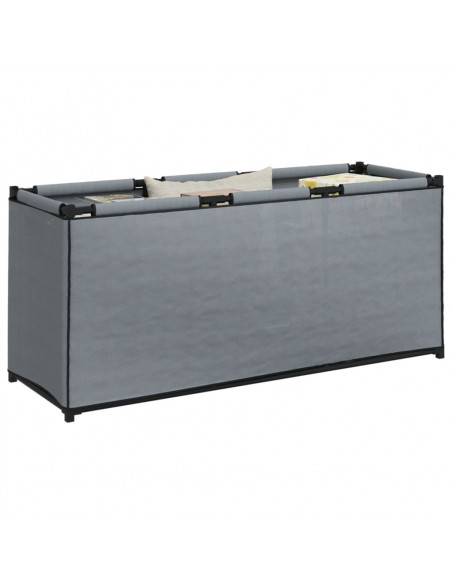 Scatola Portaoggetti Grigia 105x34,5x45 cm in Tessuto