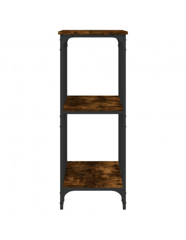 Tavolino Consolle Rovere Fumo 102x35x90 cm in Legno Multistrato