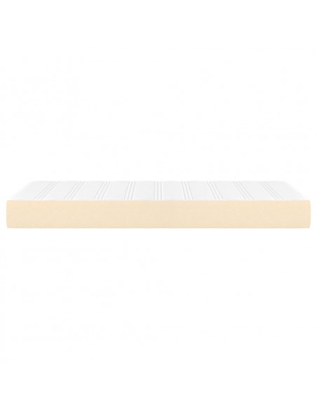 Materasso a Molle Insacchettate Crema 90x190x20 cm in Tessuto