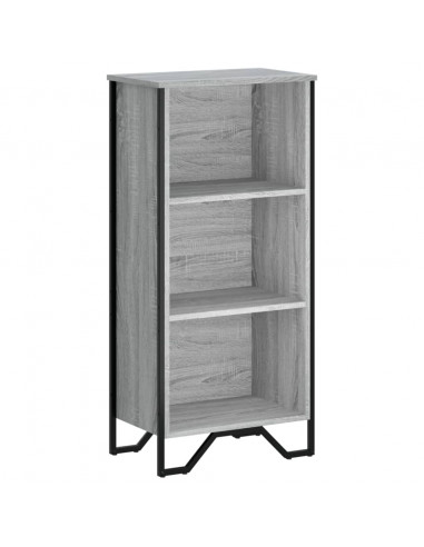 Libreria Grigio Sonoma 50x31x106 cm in Legno Multistrato
