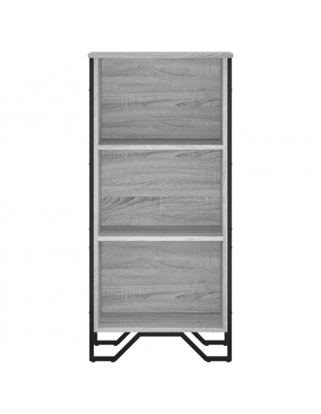 Libreria Grigio Sonoma 50x31x106 cm in Legno Multistrato