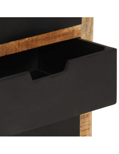 Credenza con 3 Cassetti 55x35x60 cm Legno Massello di Mango