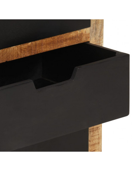 Credenza con 3 Cassetti 55x35x60 cm Legno Massello di Mango