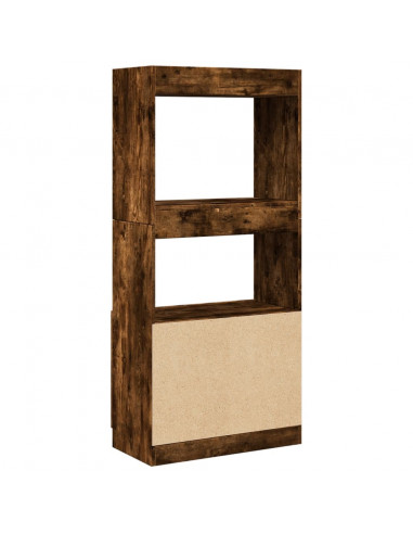 Credenza Rovere Fumo 63x33x140 in Truciolato