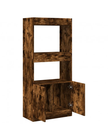 Credenza Rovere Fumo 63x33x140 in Truciolato