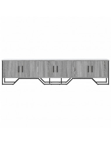 Mobile Porta TV Grigio Sonoma 180x34x41cm in Legno Multistrato