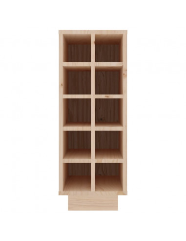 Portabottiglie 23x34x61 cm in Legno Massello di Pino