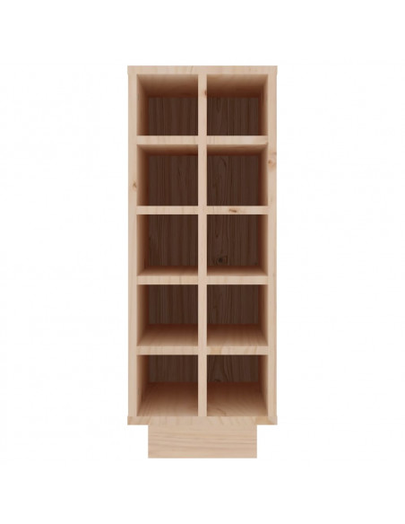 Portabottiglie 23x34x61 cm in Legno Massello di Pino
