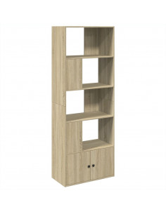 Libreria Rovere Sonoma 70x36x189 cm in Legno Multistrato 2