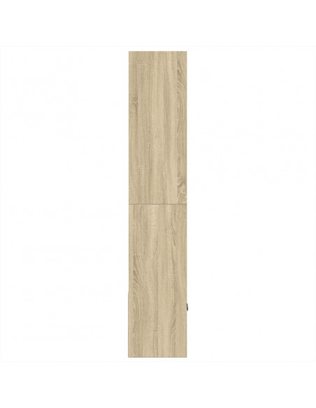 Libreria Rovere Sonoma 70x36x189 cm in Legno Multistrato