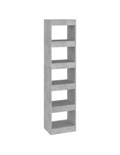 Libreria/Divisorio Grigio Cemento 40x30x166 cm 2