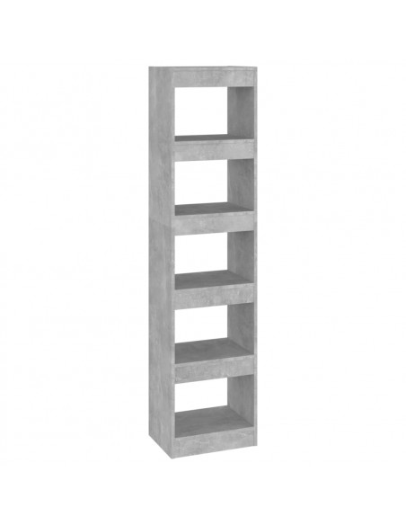 Libreria/Divisorio Grigio Cemento 40x30x166 cm