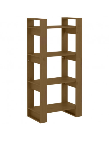 Libreria/Divisorio Miele 60x35x125 cm in Legno Massello