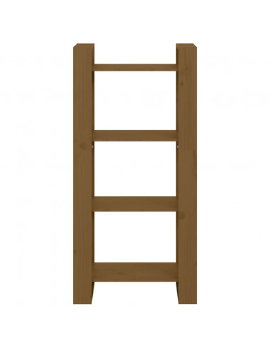 Libreria/Divisorio Miele 60x35x125 cm in Legno Massello