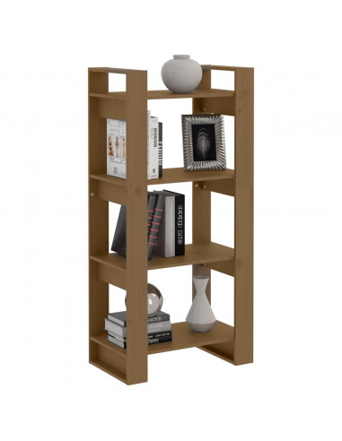 Libreria/Divisorio Miele 60x35x125 cm in Legno Massello