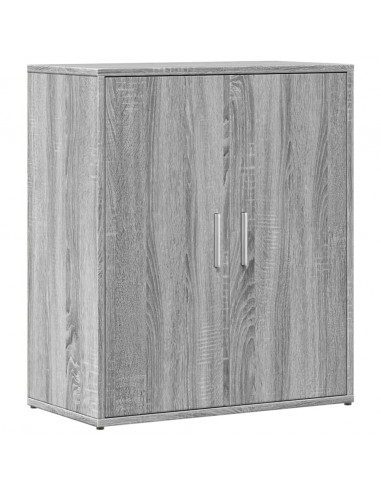 Credenze 2 pz Grigio Sonoma 60x31x70 cm in Legno Multistrato