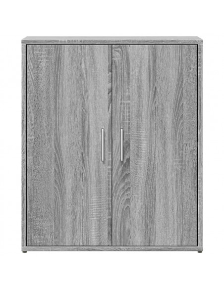 Credenze 2 pz Grigio Sonoma 60x31x70 cm in Legno Multistrato