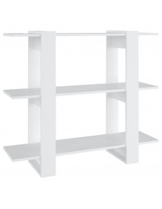 Libreria/Divisorio Bianco 100x30x87 cm 2