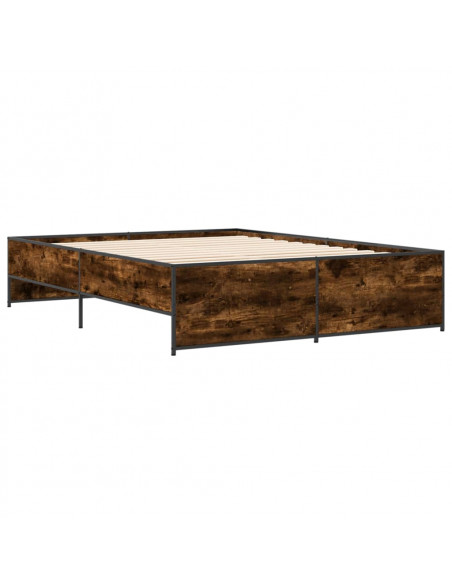Giroletto Rovere Fumo 160x200 cm in Legno Multistrato Metallo