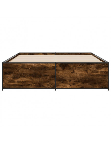 Giroletto Rovere Fumo 160x200 cm in Legno Multistrato Metallo