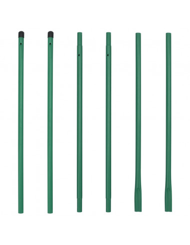 Set da Badminton con 4 Racchette e Rete 620x151 cm