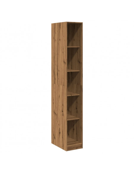 Armadio Rovere Artigianale 30x50x200 cm in Legno Multistrato