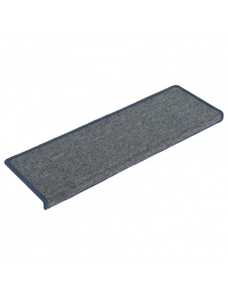 Tappetini per Scale 15 pz 65x21x4 cm Viola e Blu