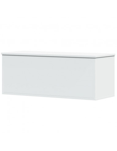 Contenitore Portaoggetti Bianco 90x35x35 cm in Truciolato