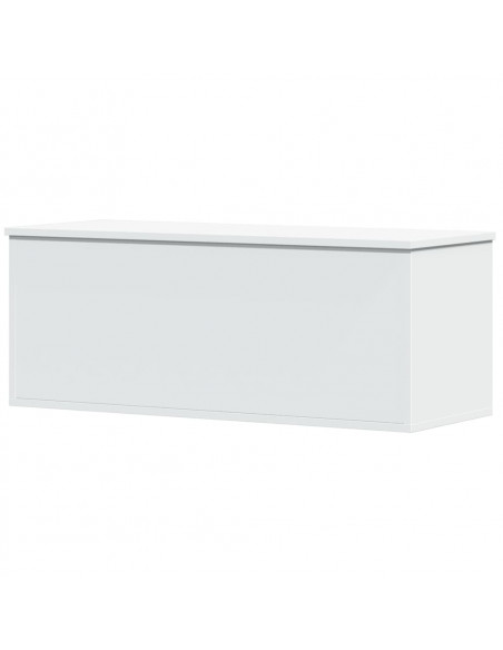 Contenitore Portaoggetti Bianco 90x35x35 cm in Truciolato