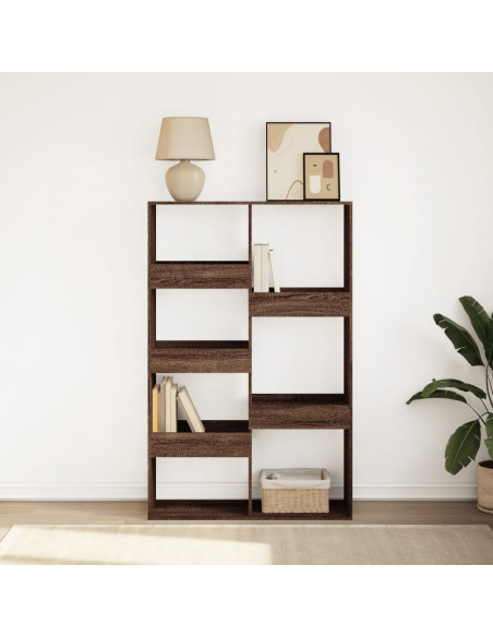Libreria Rovere Marrone 100x33x155,5 cm in Legno Multistrato