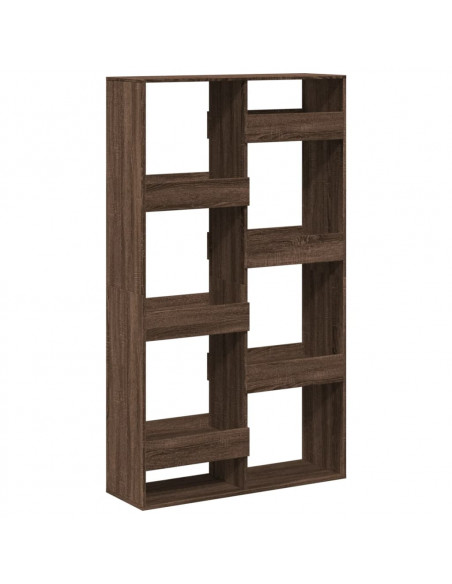 Libreria Rovere Marrone 100x33x175 cm in Legno Multistrato