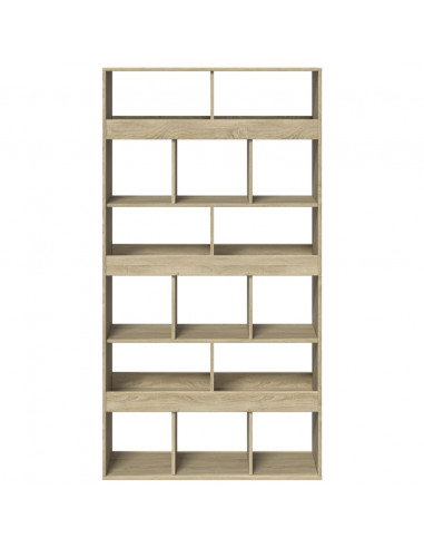 Libreria Rovere Sonoma 100x33x187,5 cm in Truciolato