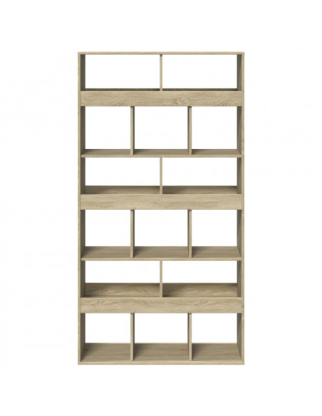 Libreria Rovere Sonoma 100x33x187,5 cm in Truciolato