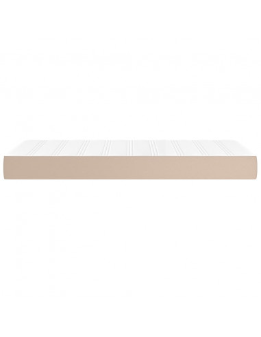 Materasso a Molle Cappuccino 100x200x20 cm in Similpelle