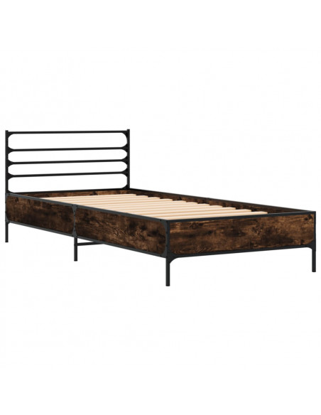 Giroletto Rovere Fumo 75x190 cm in Legno Multistrato e Metallo
