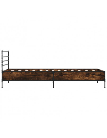 Giroletto Rovere Fumo 75x190 cm in Legno Multistrato e Metallo