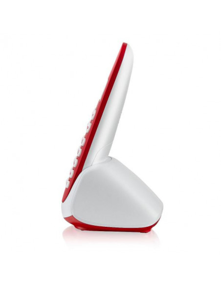 Brondi Adara Telefono DECT Rosso, Bianco Identificatore di chiamata