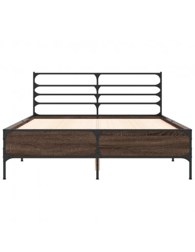 Giroletto Rovere Marrone 140x200cm in Legno Multistrato Metallo