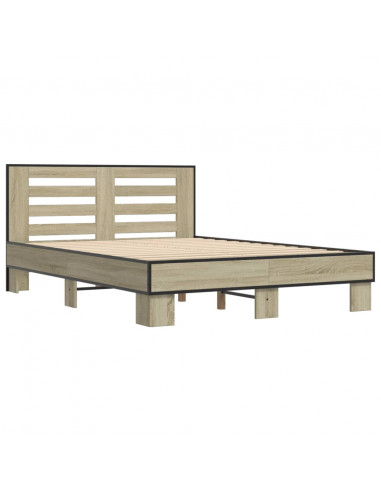 Giroletto Rovere Sonoma 120x190 cm in Legno Multistrato Metallo