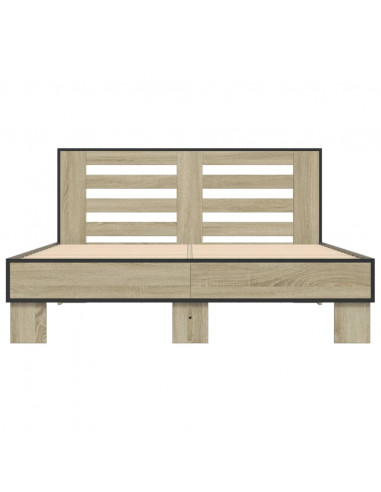 Giroletto Rovere Sonoma 120x190 cm in Legno Multistrato Metallo