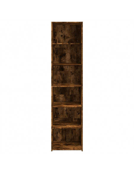 Credenza Rovere Fumo 45x41x185 cm in Legno Multistrato