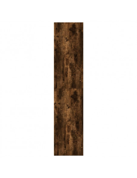 Credenza Rovere Fumo 45x41x185 cm in Legno Multistrato